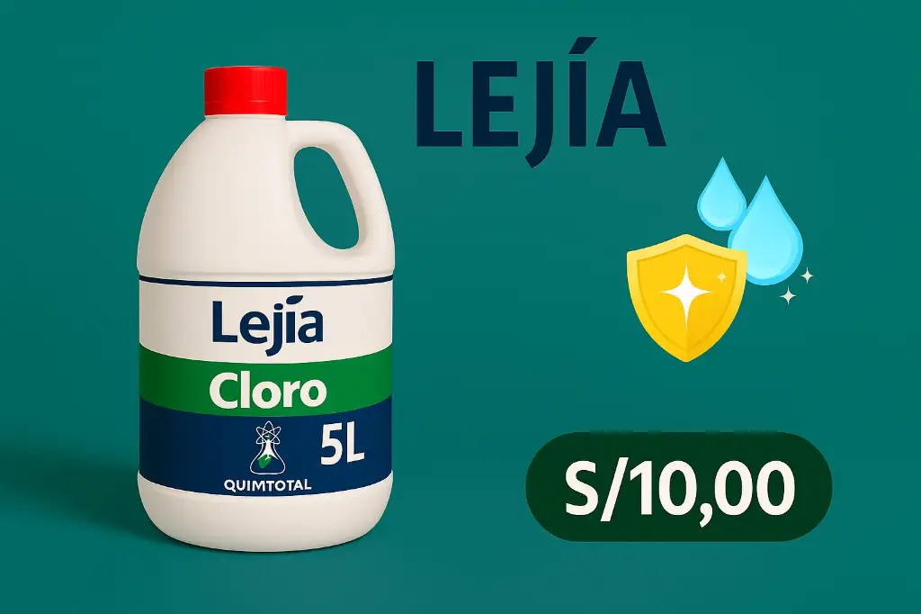 Lejia (variantes:02) (Bidon 5L 4.8kg 4%)