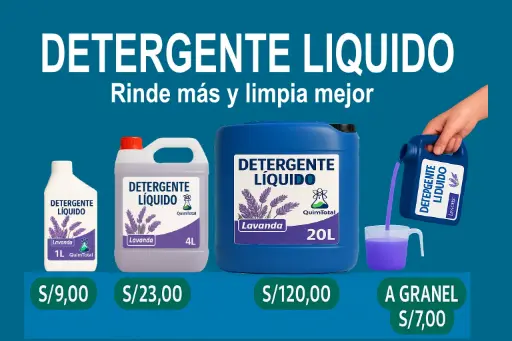 Detergente Liquido(variantes:4) 