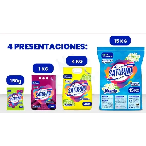 Detergente Saturno en polvo 